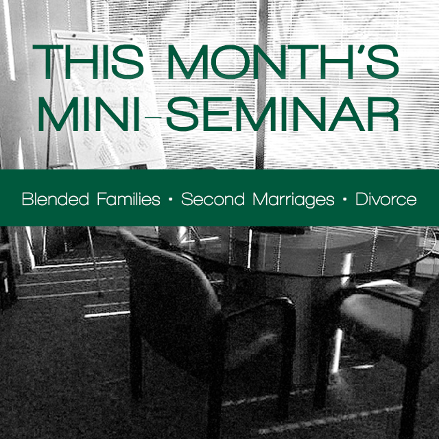 Mini-Seminar - Blended Families - March 21, 2019
